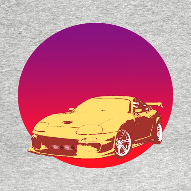 Toyota Supra JDM by jorjii anime